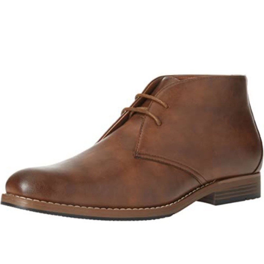 Amazon Essentials Men's Desert Chukka Boot Chestnut Brown, 7.5 NWT